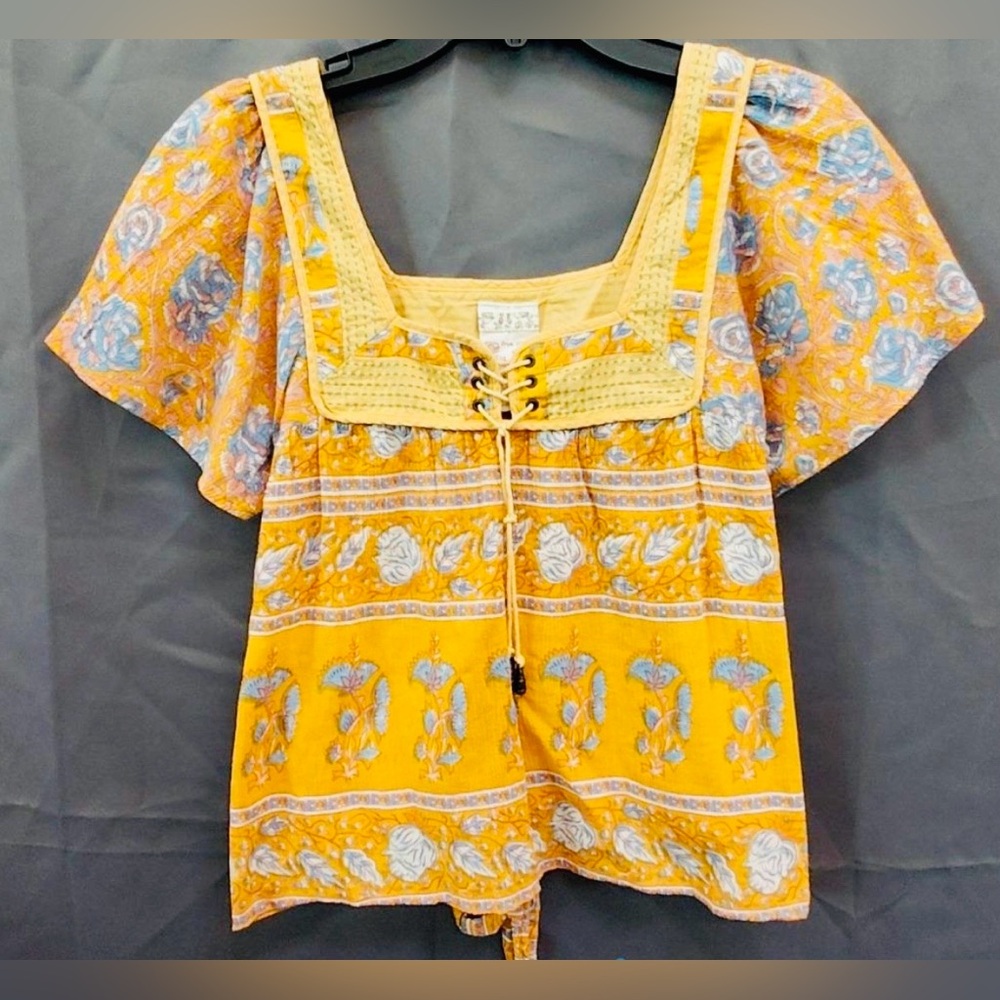 Free People blouse mostly meadow